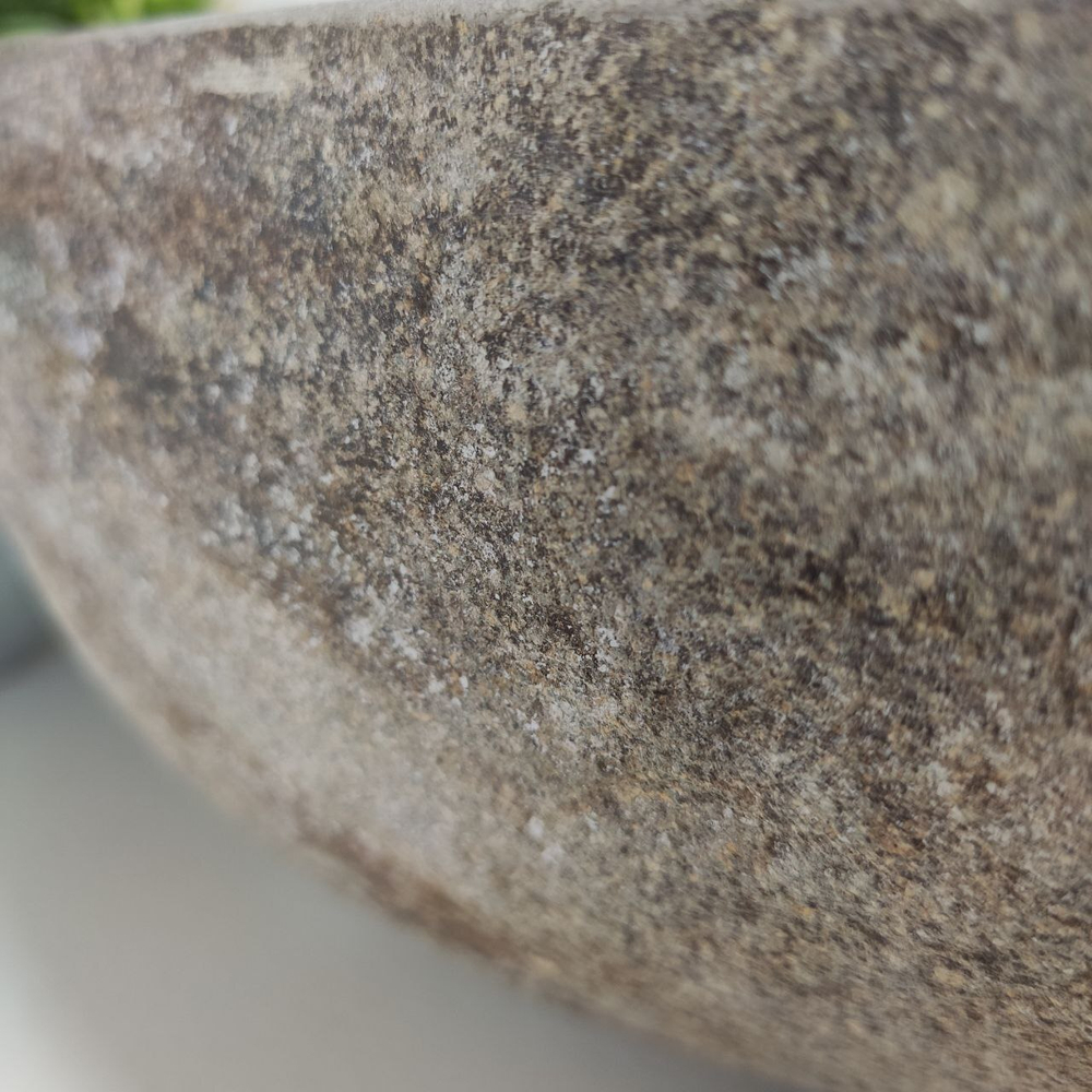 Раковина из речного камня RS61475 (55*41*15) B11