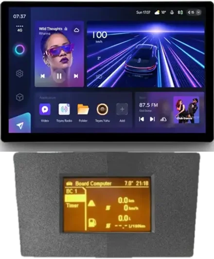 Магнитола для Opel Astra H (перенос БК вниз, серая) - Teyes CC3-2K монитор 13", QLED+2K, Android 10, 4G SIM-слот, CarPlay