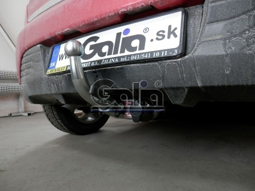 Фаркоп оцинкованный Galia R080A для Renault Clio хетчбек 2005-2012, 2012-(паспорт и сертификат в комплекте)(без электрики)
