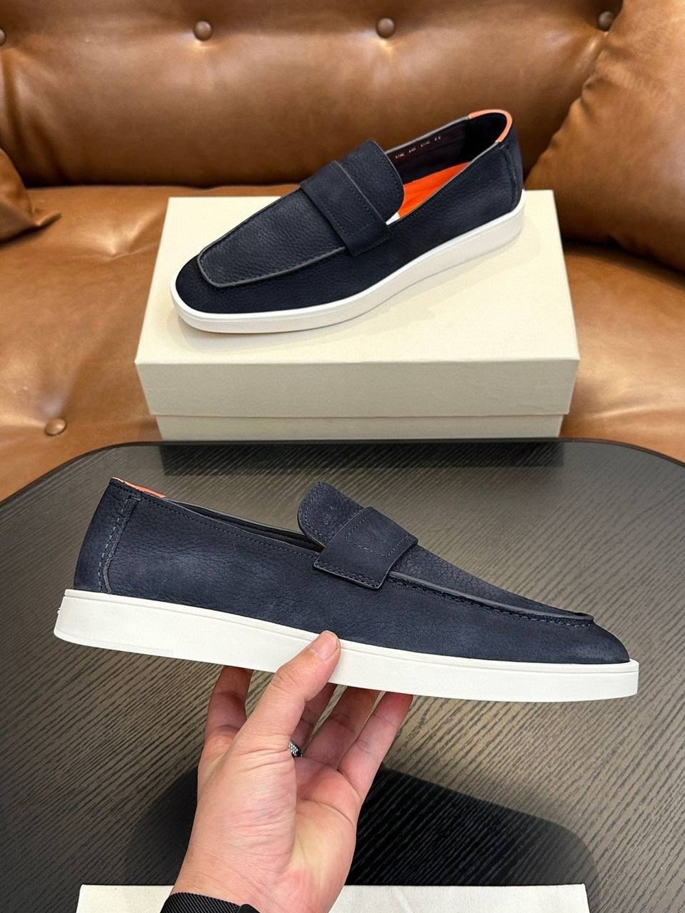 Лоферы Santoni