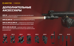 Фонарь Armytek Dobermann F02006C 1150 люмен (холодный свет)