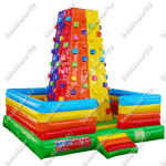 Скалодром "Утес" разноцветный 5*5*5 м