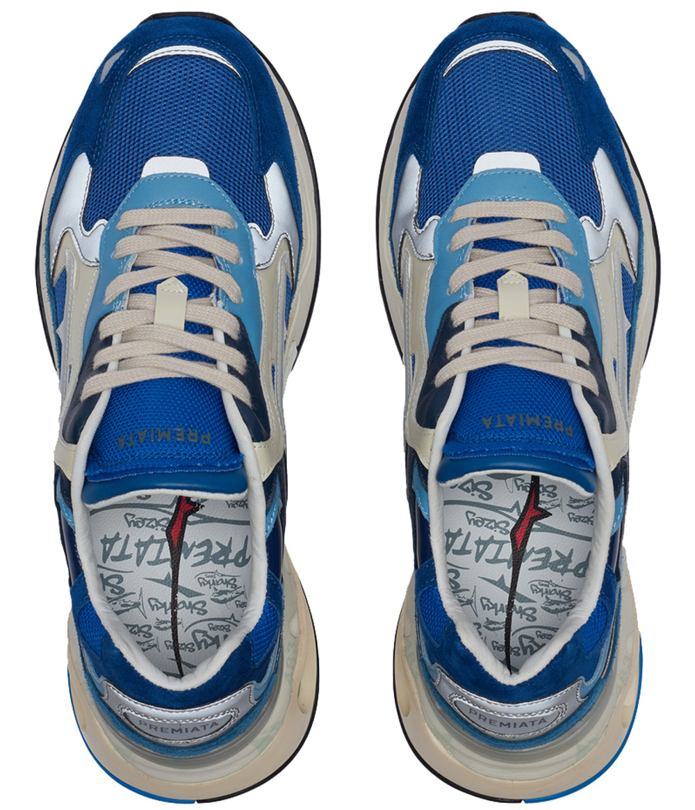 Premiata Sharky 077 Синие с голубым