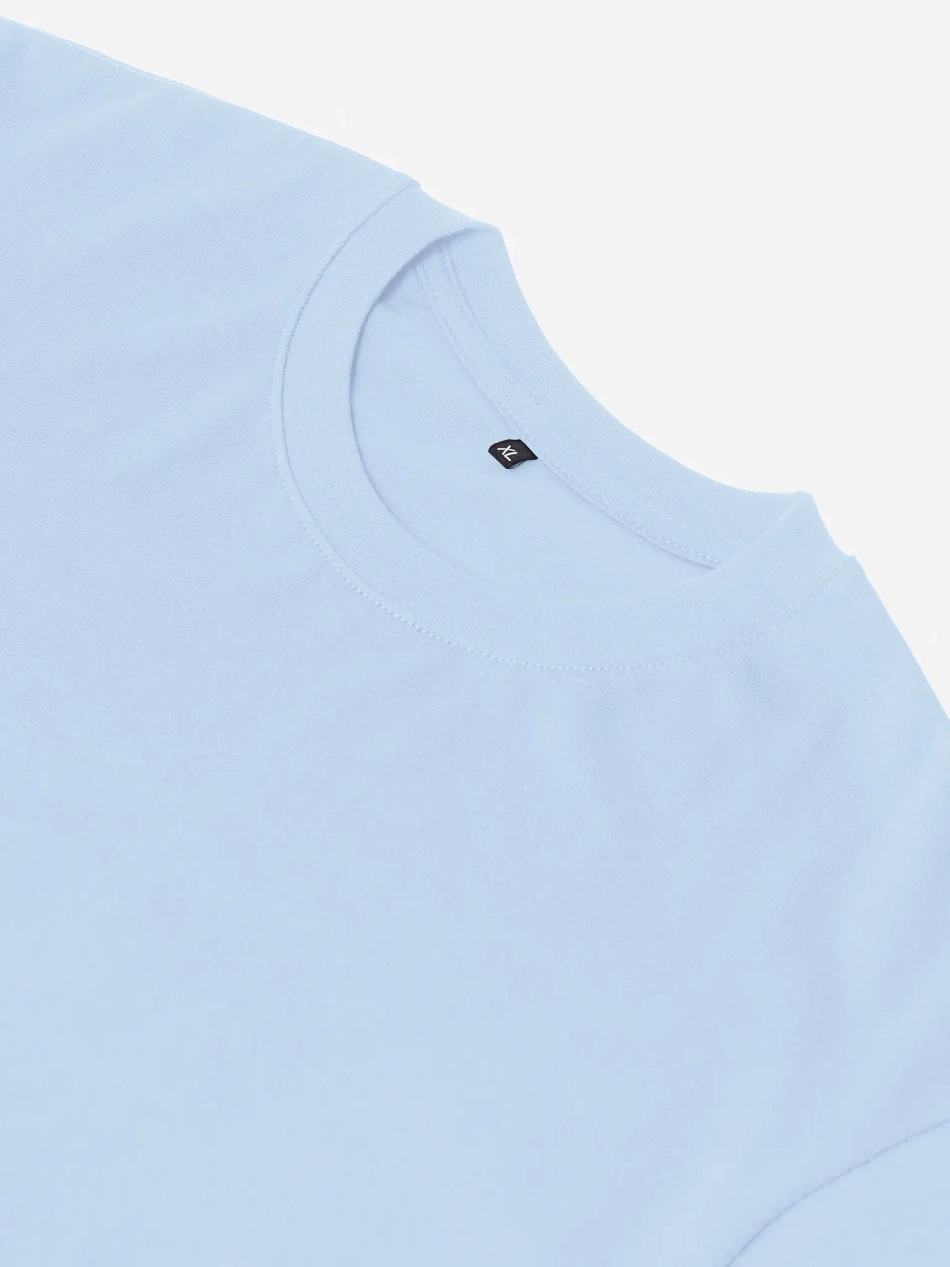 Футболка оверсайз (голубой) 190 г