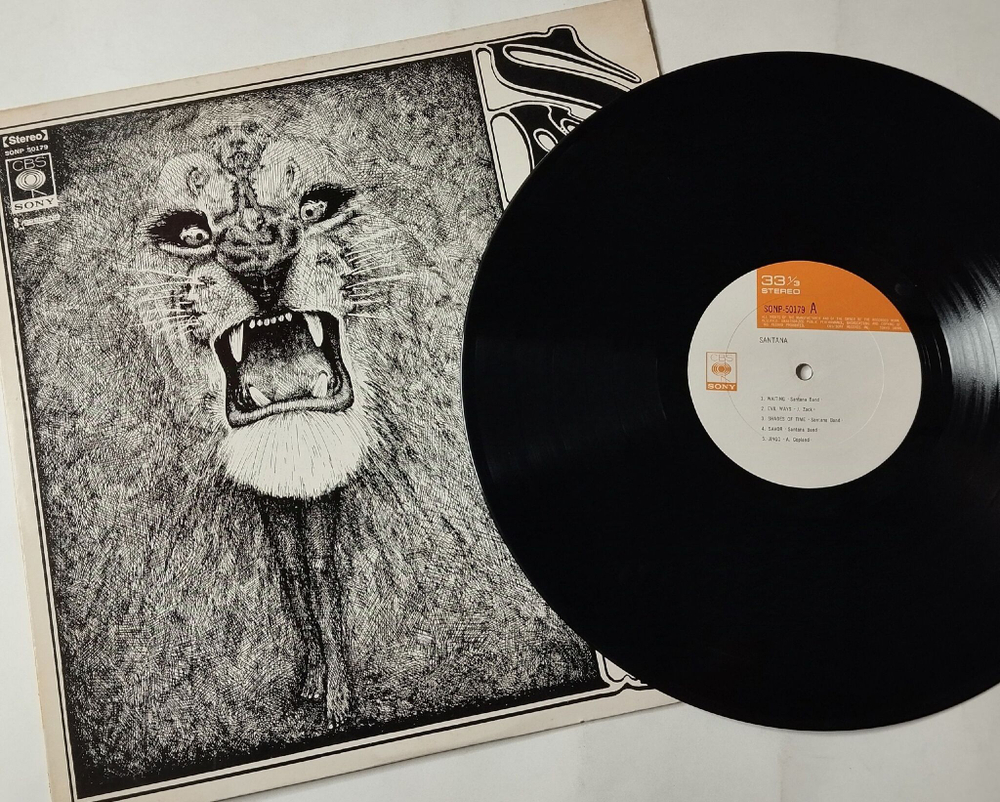 Винтажная виниловая пластинка LP Santana (Japan 1970) (No Obi) Shades Of Time