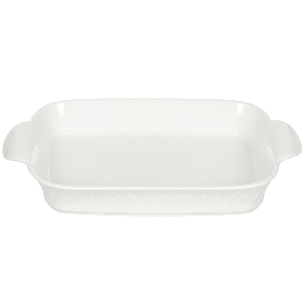 Форма для запекания керам, 15.5х28х5 см, прямоуг, бел, Антарктида, Y4-4414