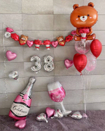 Фольгированный шар-гирлянда «Признание в любви» AIR, 74 см, 2 шт