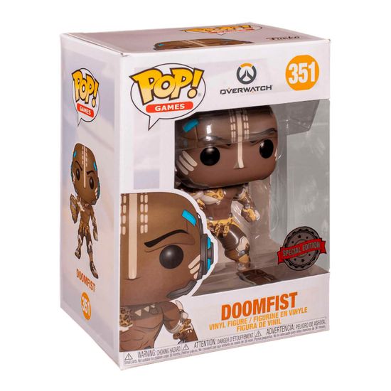Фигурка Funko POP! Games Overwatch Leopard Doomfist (Exc) (351) 44773 / Фигурка Фанко ПОП! по мотивам игры "Overwatch" Кулак Смерти