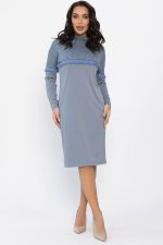 Платье трикотажное Нарина (серое) П14513-10М LT Collection