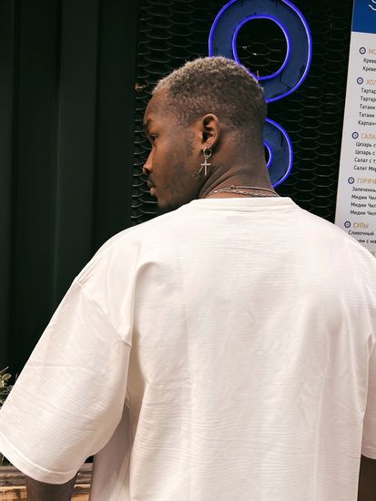 Футболка КУЛЬТУРА Oversize "Basic" молочный