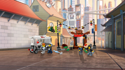 LEGO Ninjago: Ограбление киоска в Ниндзяго Сити 70607 — City Chase — Лего Ниндзяго муви фильм