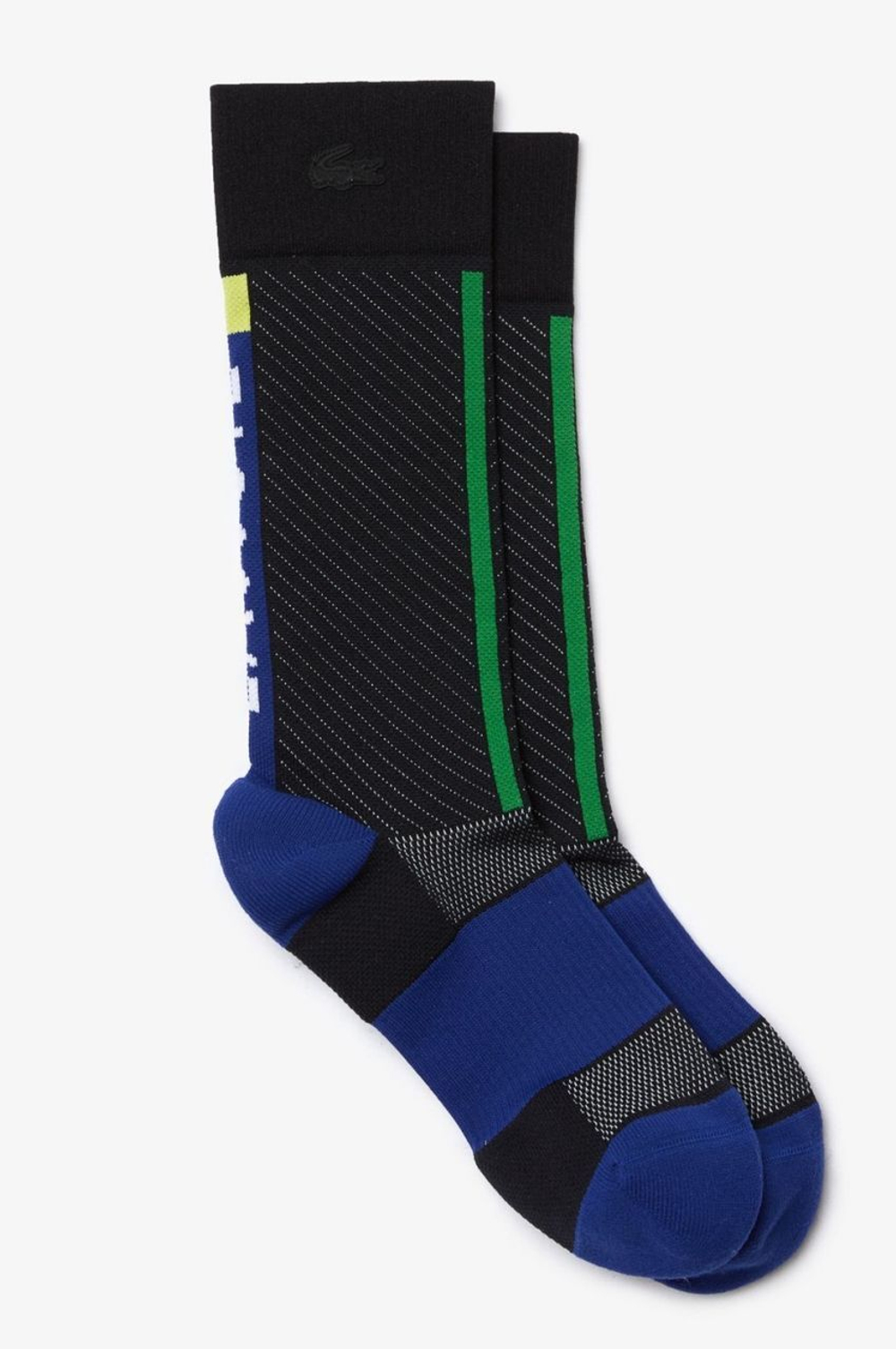 Теннисные носки Lacoste SPORT Compression Zones Long Tennis Socks 1P - черный