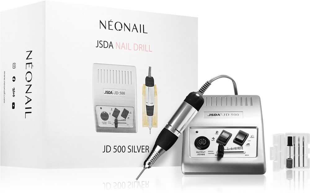 NEONAIL электрическая пилочка для ногтей Nail Drill JSDA-JD 500 Silver