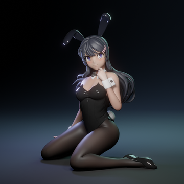 Маи Сакурадзима Этот глупый свин не понимает мечту девочки-зайки