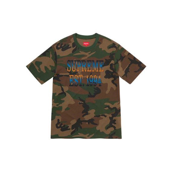 Supreme SS20 Week 7 Cotton Mesh Gradient Logo S/S Top Logo T