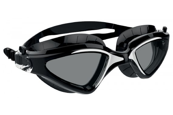 Очки для плавания Seac Lynx тонированные стекла черный/белый