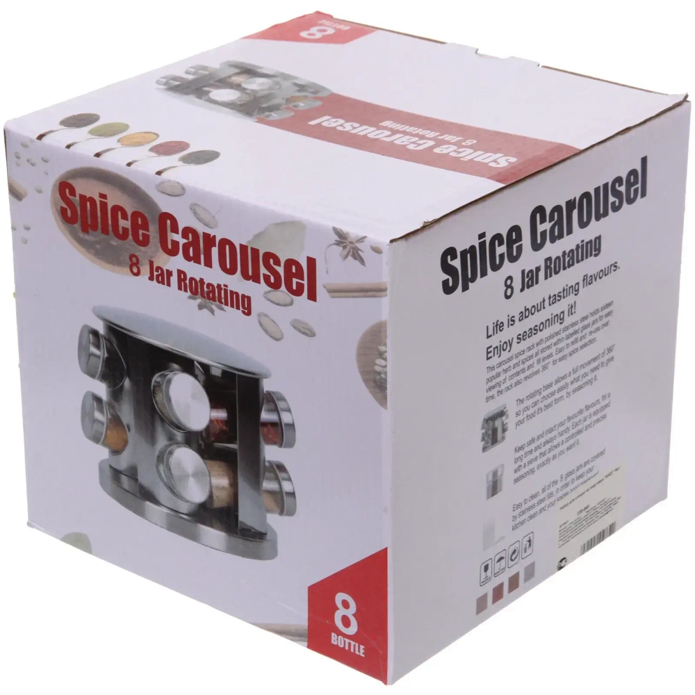 Набор для специй на подставке «SHEF» 8шт