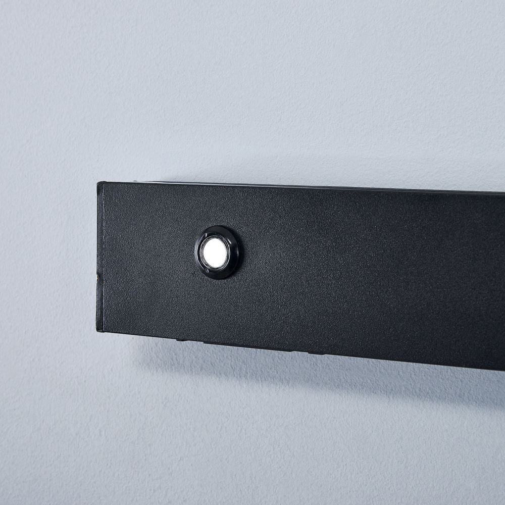 810657 Светильник настенный FIUME SPOT 230V LED 10W 270LM 100G (Back light)+7W(Spot light) 460LM 24G ЧЕРНЫЙ 4000K