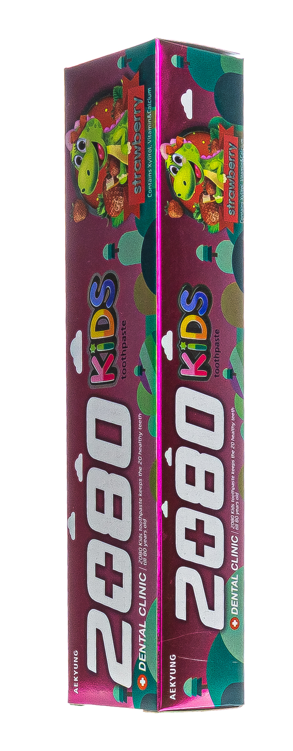 KeraSys Паста зубная 2080 ДЕТСКАЯ Клубника, 80 гр