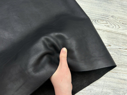 Фактура натуральной кожи Фантом цв. Черный / Fantom Wax Nero