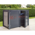 Ограждение для мусорных баков Модуль 2 секции