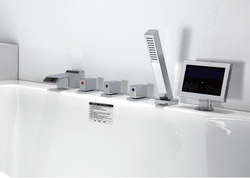 Акриловая ванна Gemy 171x86 G9066 II O L с гидромассажем