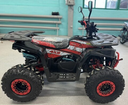 Квадроцикл (комплект для сборки) Apakani BULLY 125 S premium черный/красный