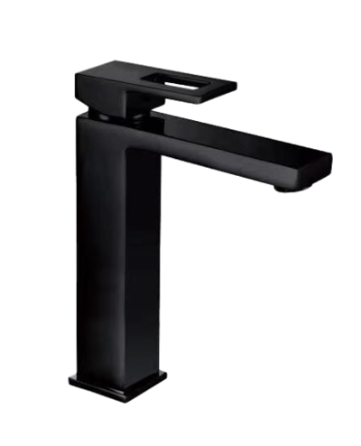 193512-C Смеситель од. для раковины-чаши (ЧЕРНЫЙ) ViEiR (10/1шт)