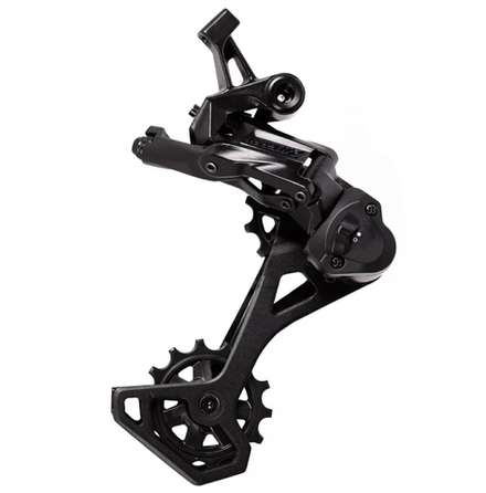 Переключатель задний Microshift AdventX RD-M6205AM, 10 ск., Clutch, средняя лапка, алюминий, черный