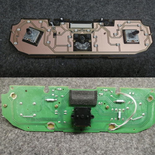 Подсветка блока печки Outlander (цвет светодиодов голубой)