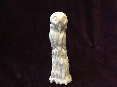 Сова, фигура из рога лося