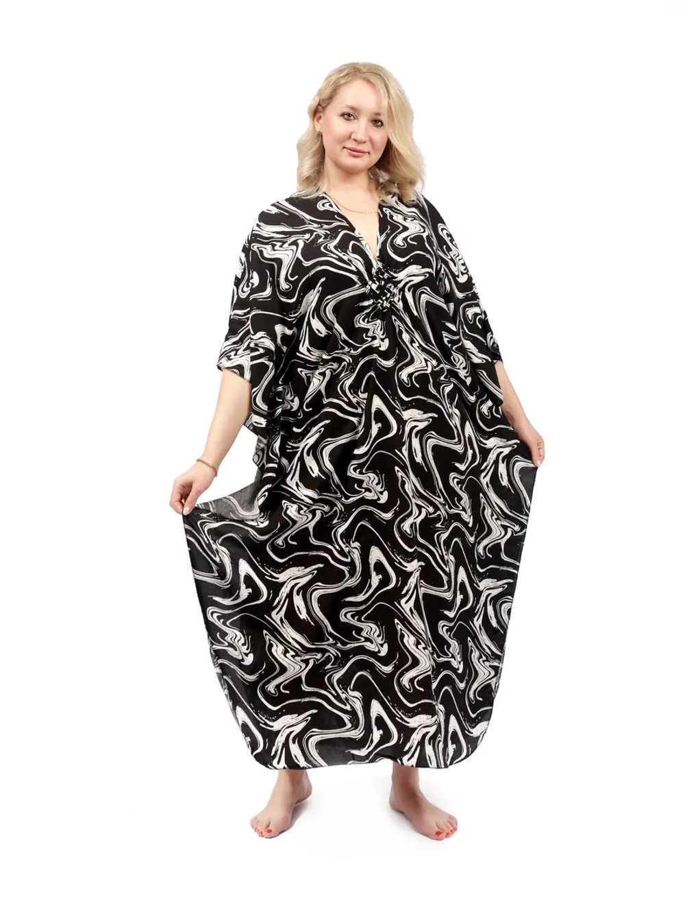 туника пляжная длинная накидка на купальник