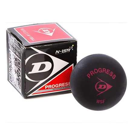 Мячи для сквоша DUNLOP PROGRESS 1 красная точка
