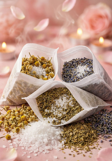 Морская соль и травы