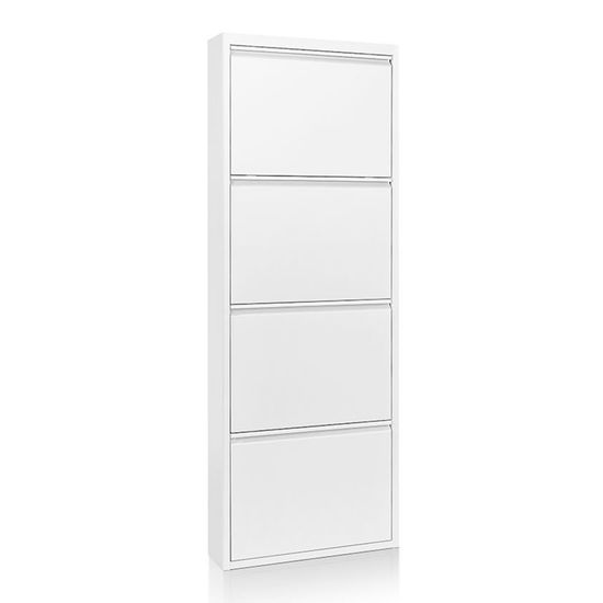 Белый шкаф для обуви Zapatero