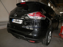 Фаркоп оцинкованный Galia N055C для Nissan X-Trail 2015-, Renault Koleos 2016-(паспорт и сертификат в комплекте)(без электрики)