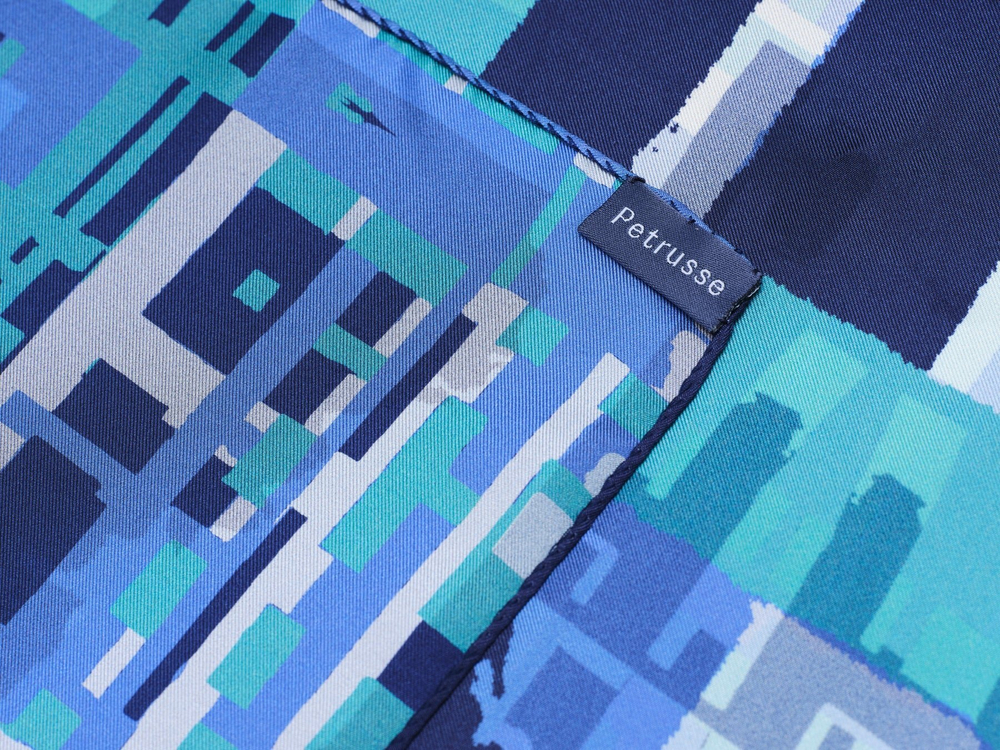 Платок 90х90 Petrusse Ariane Aqua