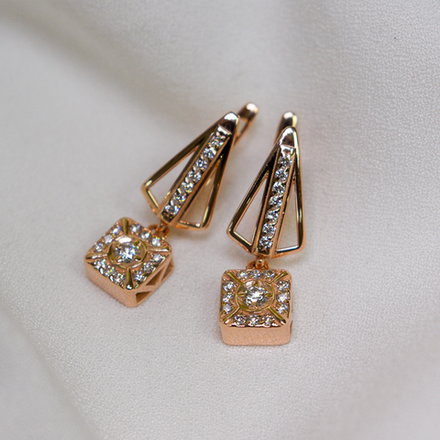 Серьги с подвесом