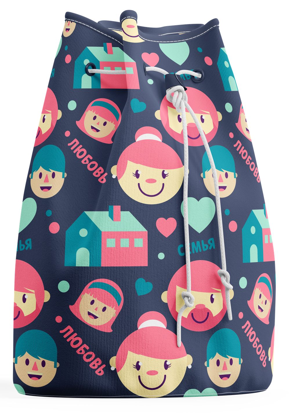 Торба Семейные ценности (синий)