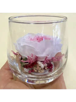 натуральный пион в стекле, вакуум*