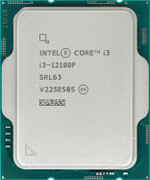 Процессор Intel Core i3 12100F, LGA 1700,  OEM [cm8071504651013 srl63]