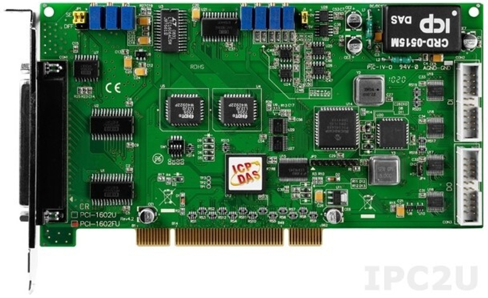 Плата  ICP DAS PCI-1602FU CR