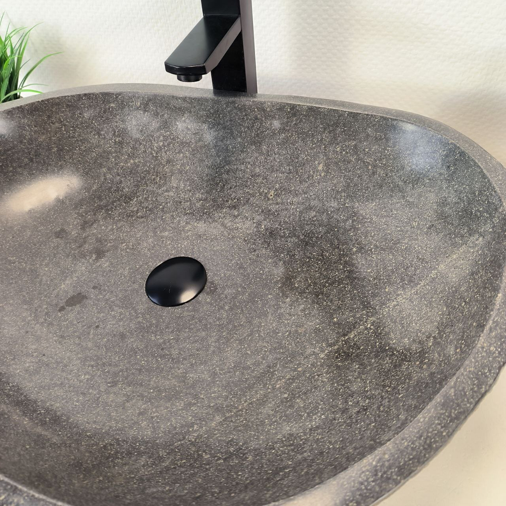 Раковина из речного камня RS-66037 63х47х16 из натурального камня