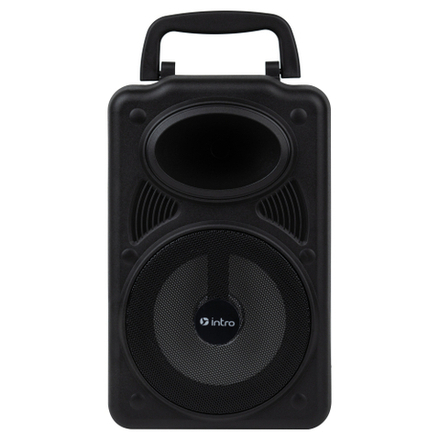 Портативная колонка Intro BRW440 bluetooth беспроводная с микрофоном акустическая черная