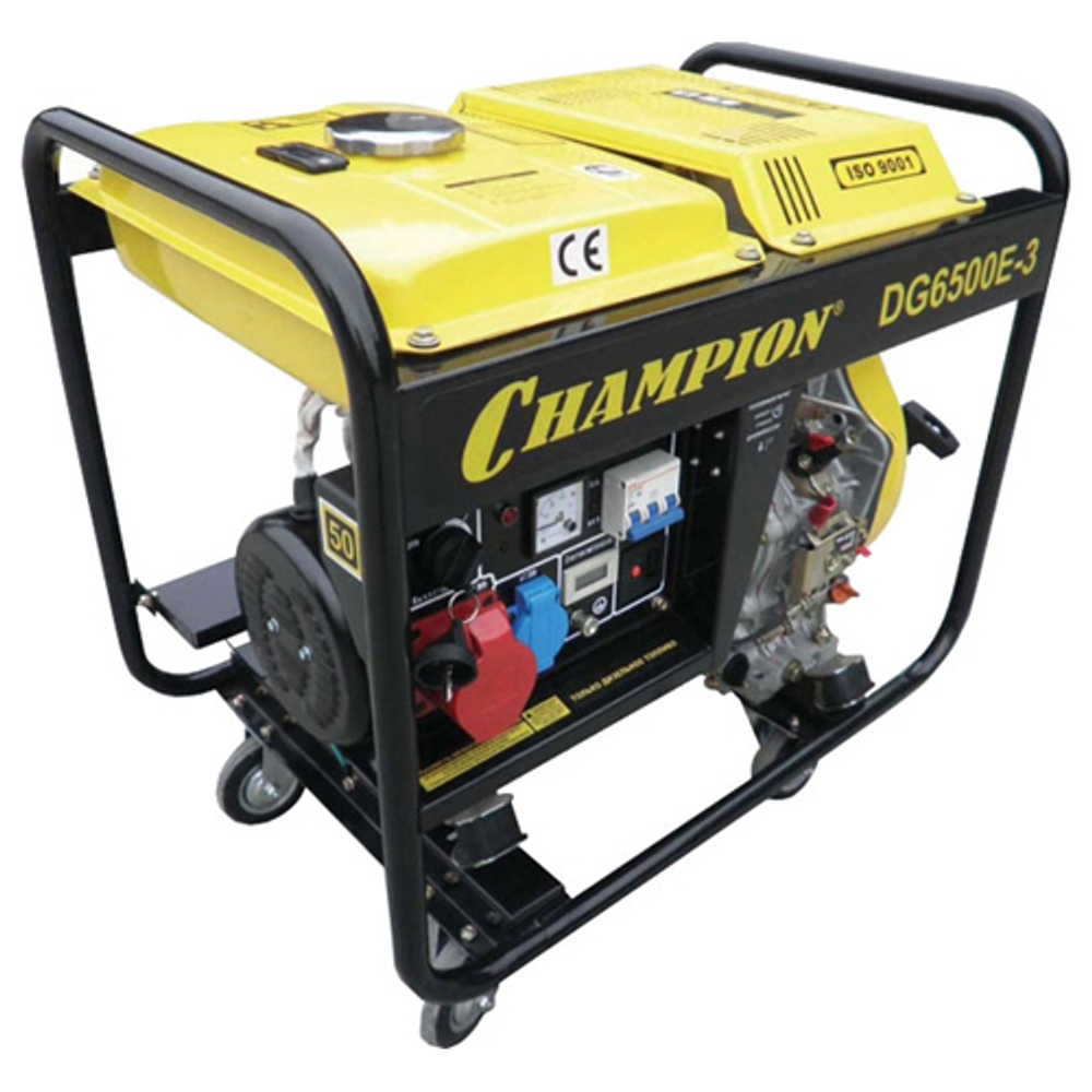 Дизельный генератор Champion DG6500E-3