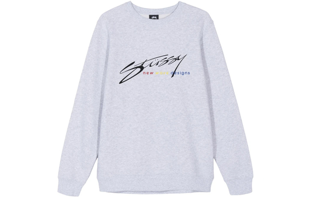 Худи Stussy New Wave Designs Crew l ogo, 118376