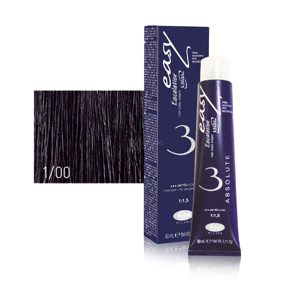 Перманентный безаммиачный краситель для волос Lisap Escalation Easy Absolute-3 (Lisap Absolute-3)