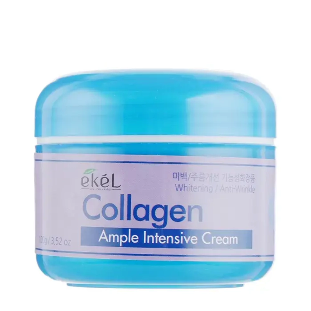 EKEL Ампульный крем для лица с коллагеном Ample Intensive Cream Collagen, 100 г
