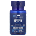 Life Extension, Super Ubiquinol CoQ10 с улучшенной поддержкой митохондрий, 200 мг, 30 гелевых капсул