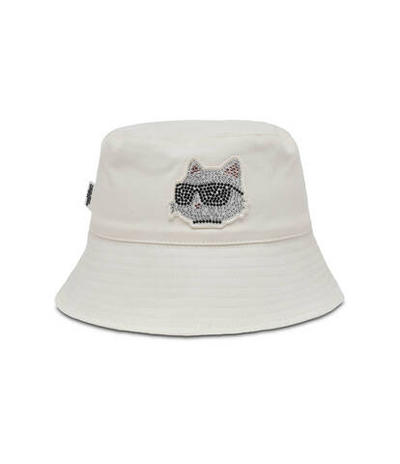 Шляпа Karl Lagerfeld Kids - кремовый(Z30158)